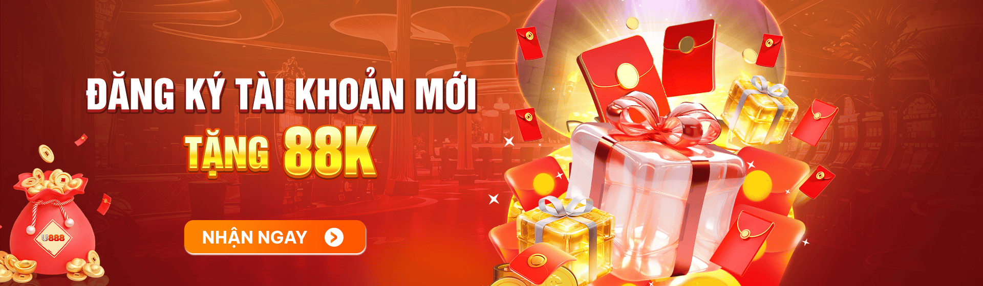 u88 đăng ký tài khoản mới tặng 88k